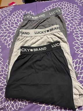 Lucky Brand men’s underwear , can be worn as ladies pajama bottoms, 100% cotton